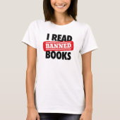 大胆な「検閲された本を読んだ」本好きな人 Tシャツ (正面)
