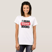 大胆な「検閲された本を読んだ」本好きな人 Tシャツ (正面フル)