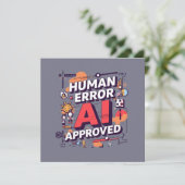 大胆な「Human Error, AI Approved」デジタルアート シーズンカード (スタンド正面)