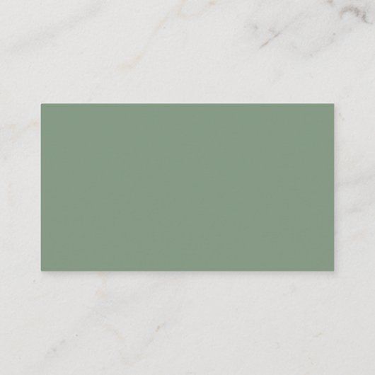 大胆な Sage Green 卒業式 卒業パーティー アドバイスカード (裏面)