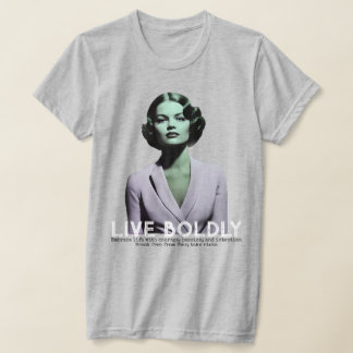 大胆なTシャツを生きる Tシャツ