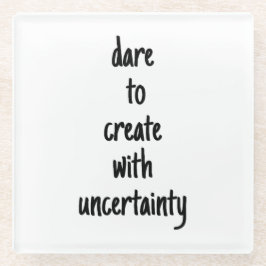 大胆にガラスコースターを作り上げる ガラスコースター