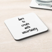 大胆にプラスチック懸命コースターを作る コースター (左側)