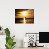 「大胆に始める」セーリングポスター ポスター (ホームオフィス)