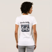 大胆に旅しよう Tシャツ (裏面フル)