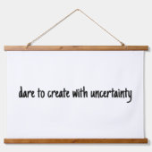 大胆に木製のトップウォールタペストリーを作る 吊り下げ型タペストリー (正面)