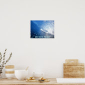 大胆に波のポスターに乗る ポスター (キッチン)