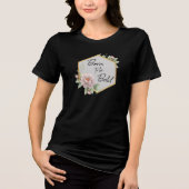 大胆に生まれついて 花柄Tシャツ トライブレンドTシャツ (正面)
