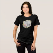 大胆に生まれついて 花柄Tシャツ トライブレンドTシャツ (正面全面)