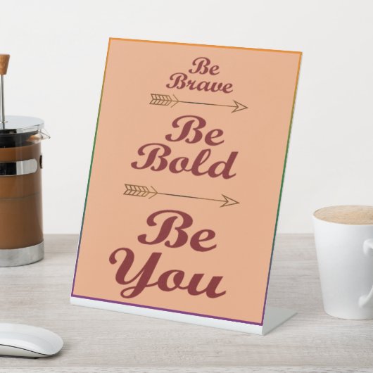 大胆に 台座サイン (インサイチュ)