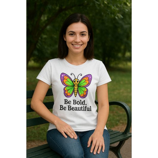 大胆に。 美しく。 - 女性のエンパワーメントTシャツ Tシャツ