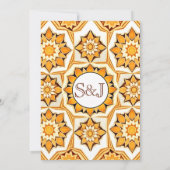 大胆レトロタイル 招待状 (裏面)