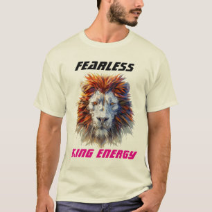 大胆不敵なキング – Lion Tシャツ