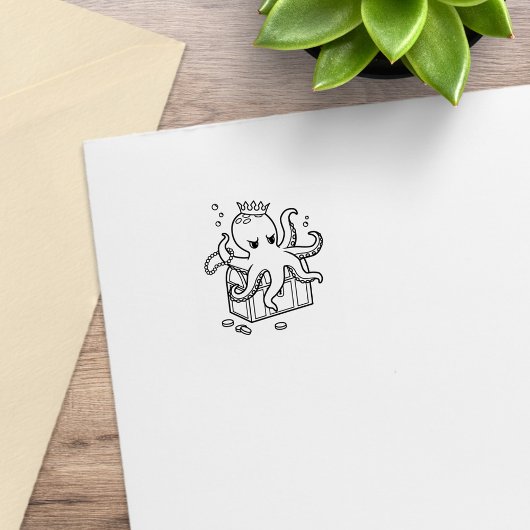 大胆不敵なタコ警備宝箱2 ラバースタンプ