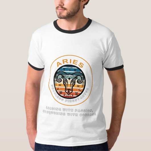 「大胆不敵なファイヤースターター：情熱を持ってリード Tシャツ (正面)