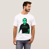 大胆不敵なフリーのワイシャツ Tシャツ (正面フル)