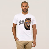 大胆不敵なプライドライオンTシャツ Tシャツ (正面フル)