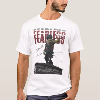大胆不敵なモチベーション・アニメデザイン Tシャツ