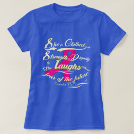 大胆不敵な乳がん認識度 Tシャツ