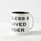 大胆不敵な及び最愛のリーダー ツートーンマグカップ (正面右)