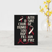 大胆不敵な口腔がん認識度 カード (黄色い花)