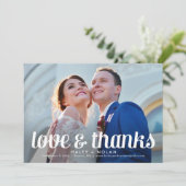 大胆不敵な愛結婚のサンキューカード サンキューカード (スタンド正面)