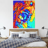 大胆不敵な母親自然 キャンバスプリント (インサイチュ (寝室))