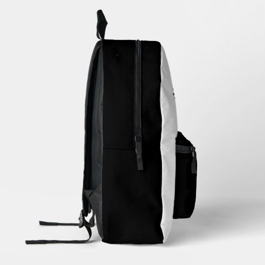 大胆不敵な航空感動的引用文 プリントバックパック (左)