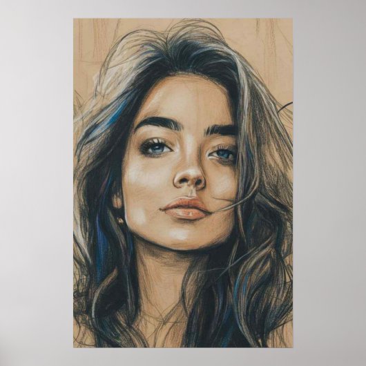 大胆不敵な視線 ポスター (正面)