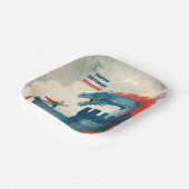 大胆不敵な騎士とドラゴン ペーパープレート (傾斜あり)