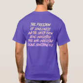 大胆不敵なTシャツ Tシャツ (裏面)