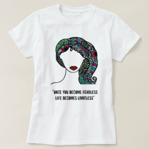 大胆不敵に住んで下さい Tシャツ