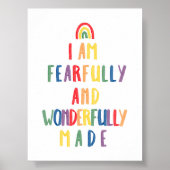 大胆不敵に作られたプリント ポスター (正面)