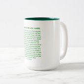 大胆不敵 – Two-tone Mug ツートーンマグカップ (正面右)