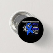 大腸がんの強さがOである 缶バッジ (正面&裏面)