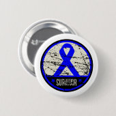 大腸がんを克服したMensヴィンテージ 缶バッジ (正面&裏面)