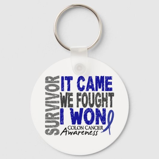 大腸がんを克服し来た私が勝った戦い キーホルダー (正面)