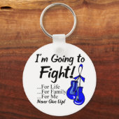 大腸がん私が闘う キーホルダー (正面)