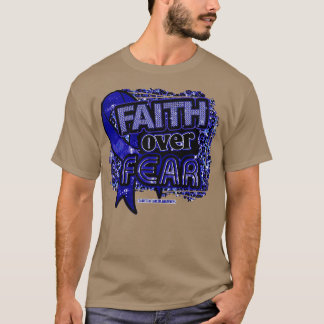 大腸認識度リボン信仰Fear Leopar Tシャツ