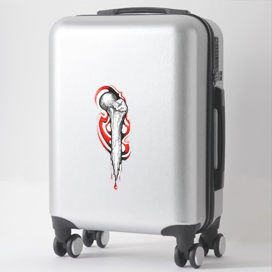 大腿骨脚類 シール (スーツケース)