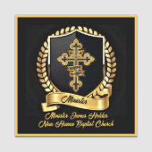 大臣の名前タグ 名札 (正面)