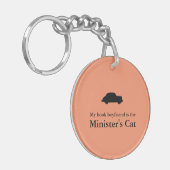 大臣の猫のKeychain-Theの一般の背部 キーホルダー (正面左)