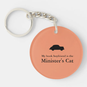 大臣の猫のKeychain-Theの一般の背部 キーホルダー