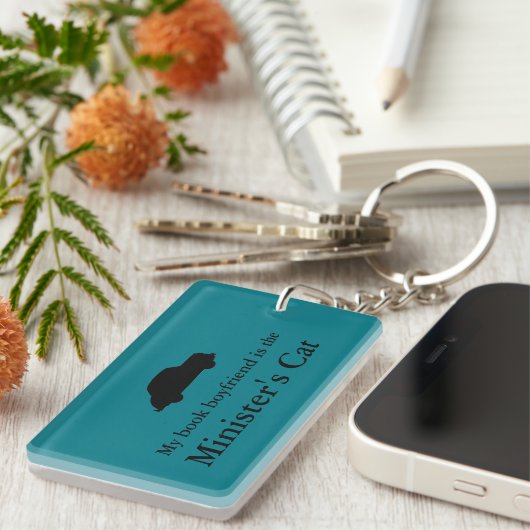 大臣の猫Keychain キーホルダー (正面右)