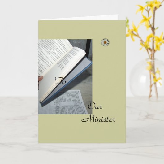 大臣へ カード (黄色い花)