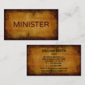 大臣アンティークブラシ 名刺 (正面/裏面)