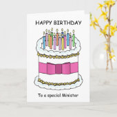 大臣ハッピーバースデー カード (黄色い花)