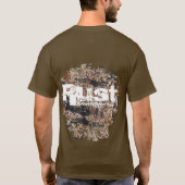 大自然によるRust~Artwork Tシャツ (裏面)
