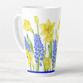 大自然ラテマグカップ(M、D)の春 カフェラテマグ (左アングル)