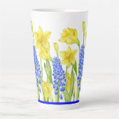 大自然ラテマグカップ(M、D)の春 カフェラテマグ (正面)